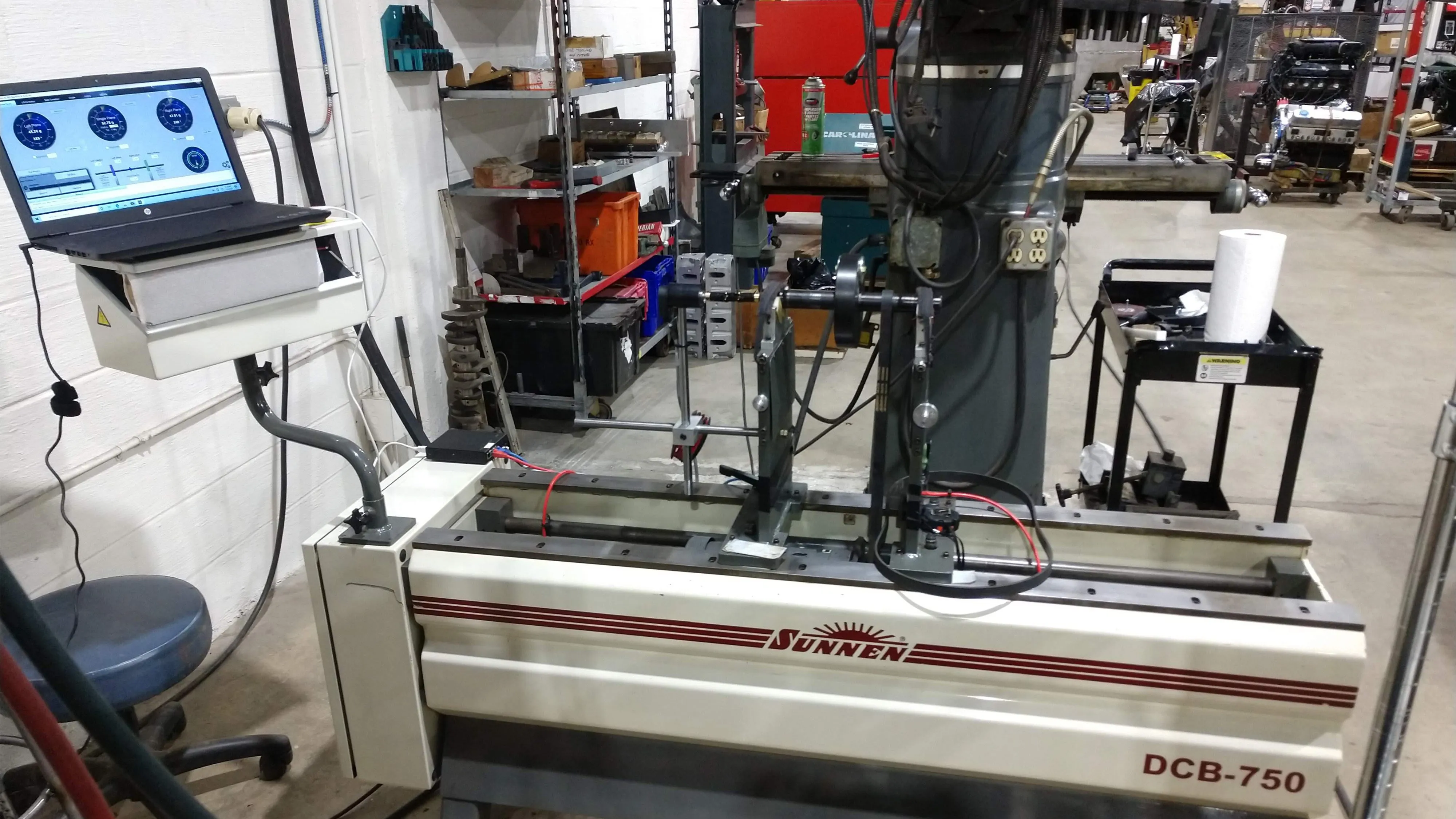 Fentech balancing machine retrofitted with ProBal electronics