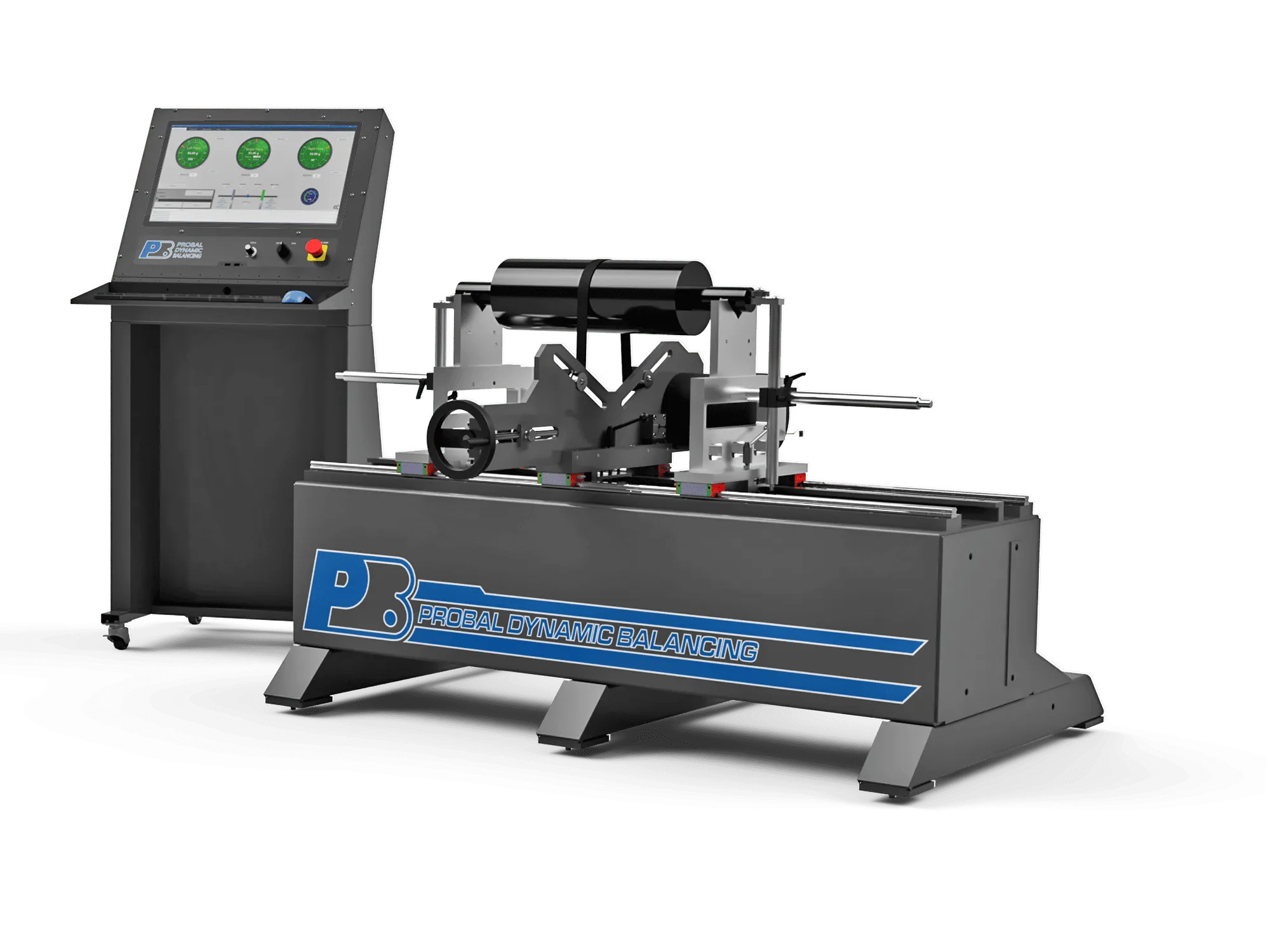 PB-L series machine with standard linear wrap-around drive, right view