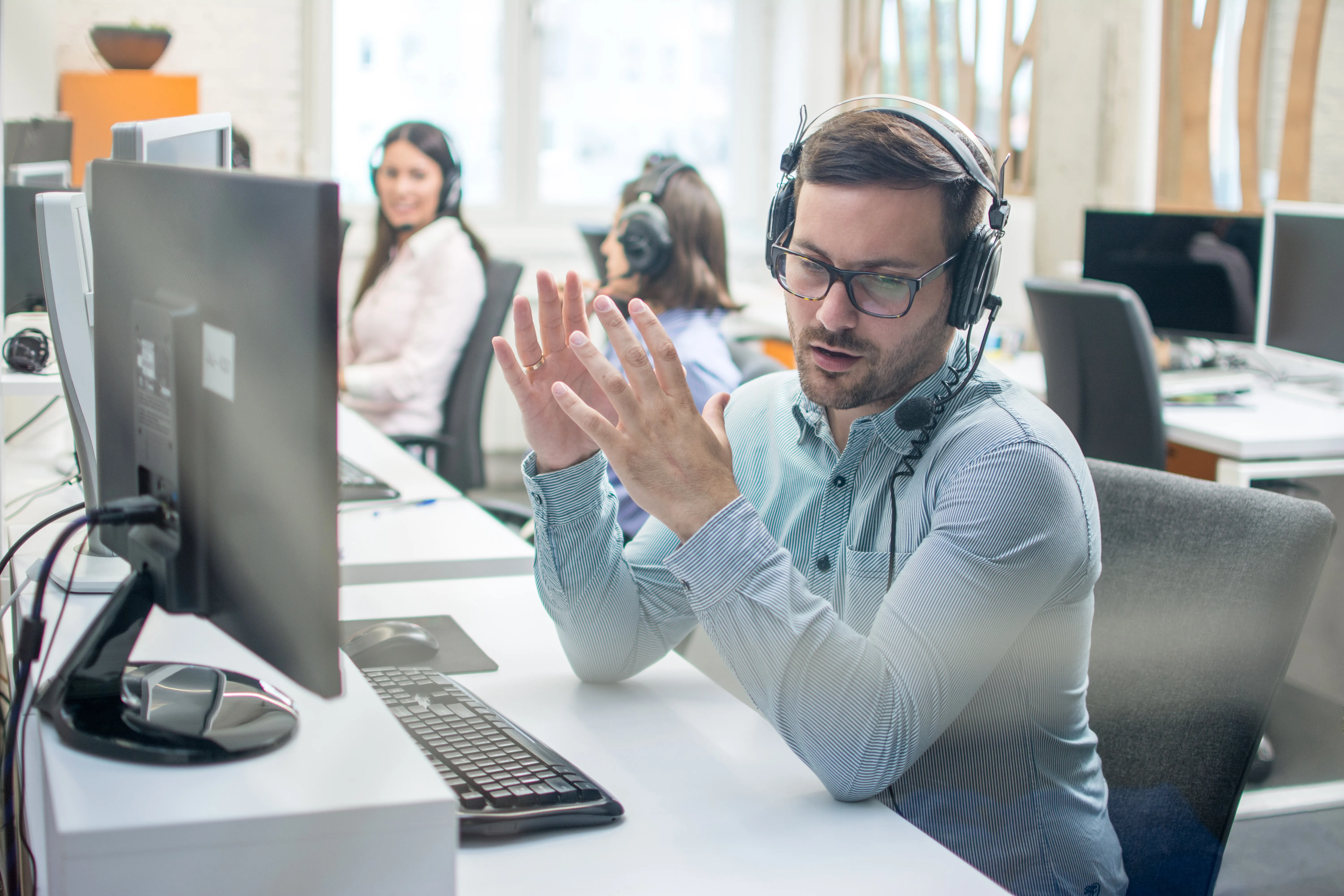 ProBal technician providing remote login support