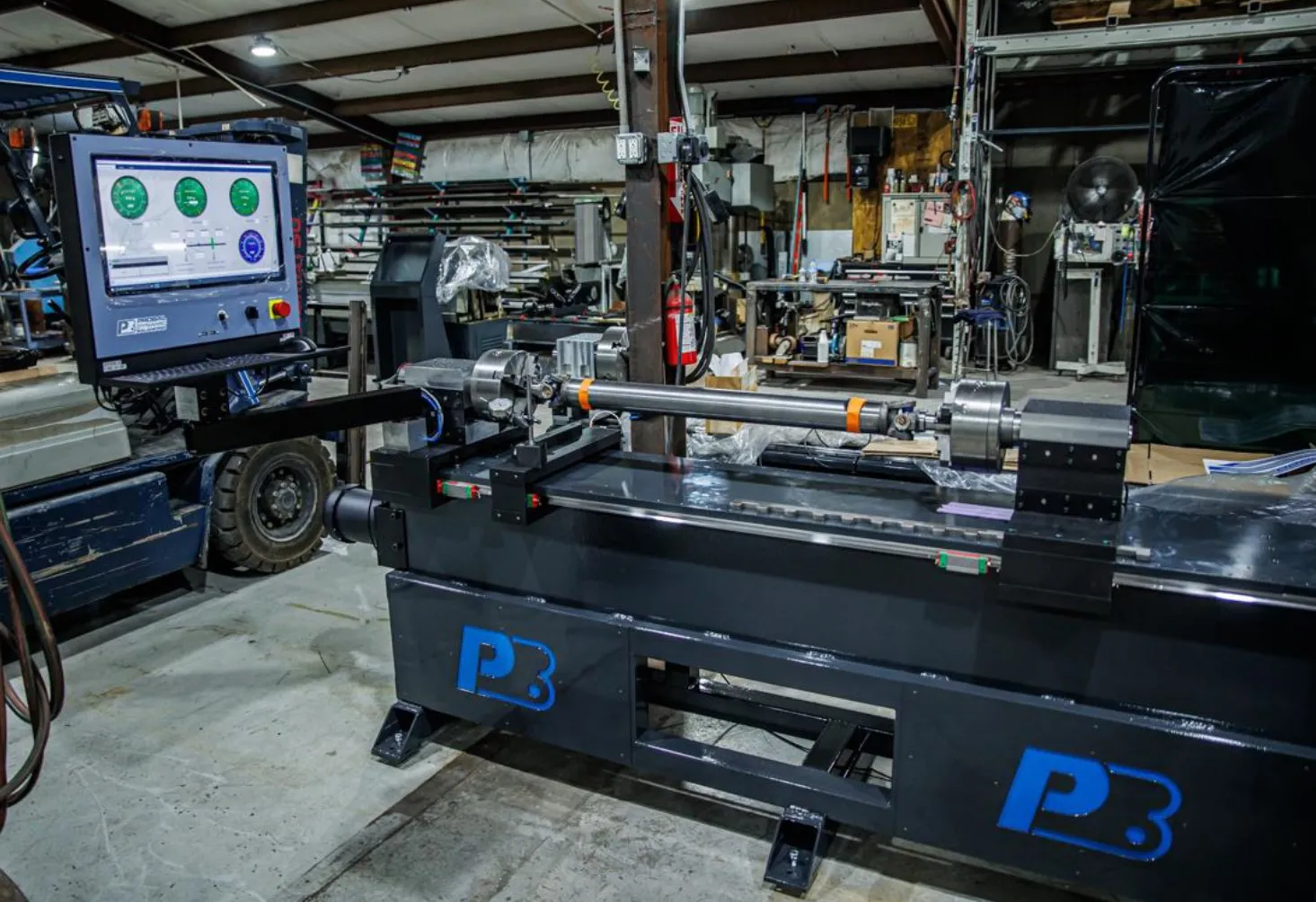 ProBal driveline balancer for driveshaft balancing