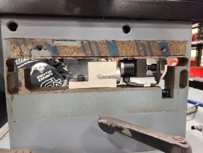 ProBal remote support session for a Hines balancing machine