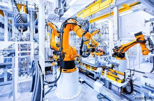 Industrial robotic arms